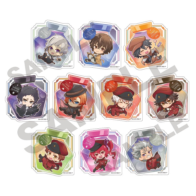 文豪ストレイドッグス_トレーディングアクリルクリップ　インクボトル【コンプリートBOX】