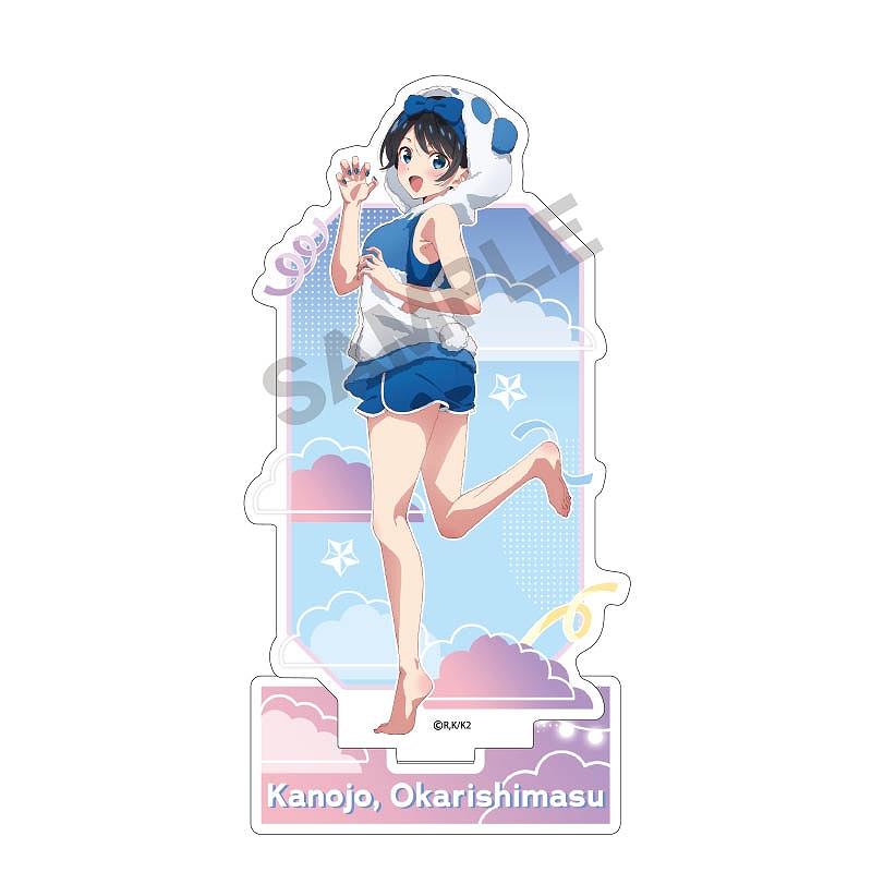 彼女、お借りします_アクリルスタンド　更科瑠夏　けもみみパーカー