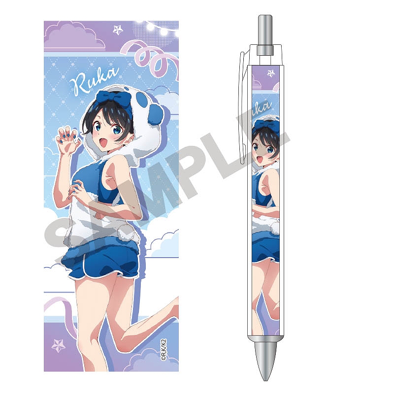 彼女、お借りします_太軸ボールペン　更科瑠夏　けもみみパーカー