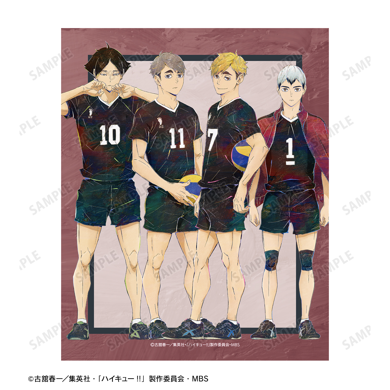 ハイキュー！！ na_on_ao ハイキュー!!_稲荷崎高校 Ani-Art 第6弾 キャンバスボード