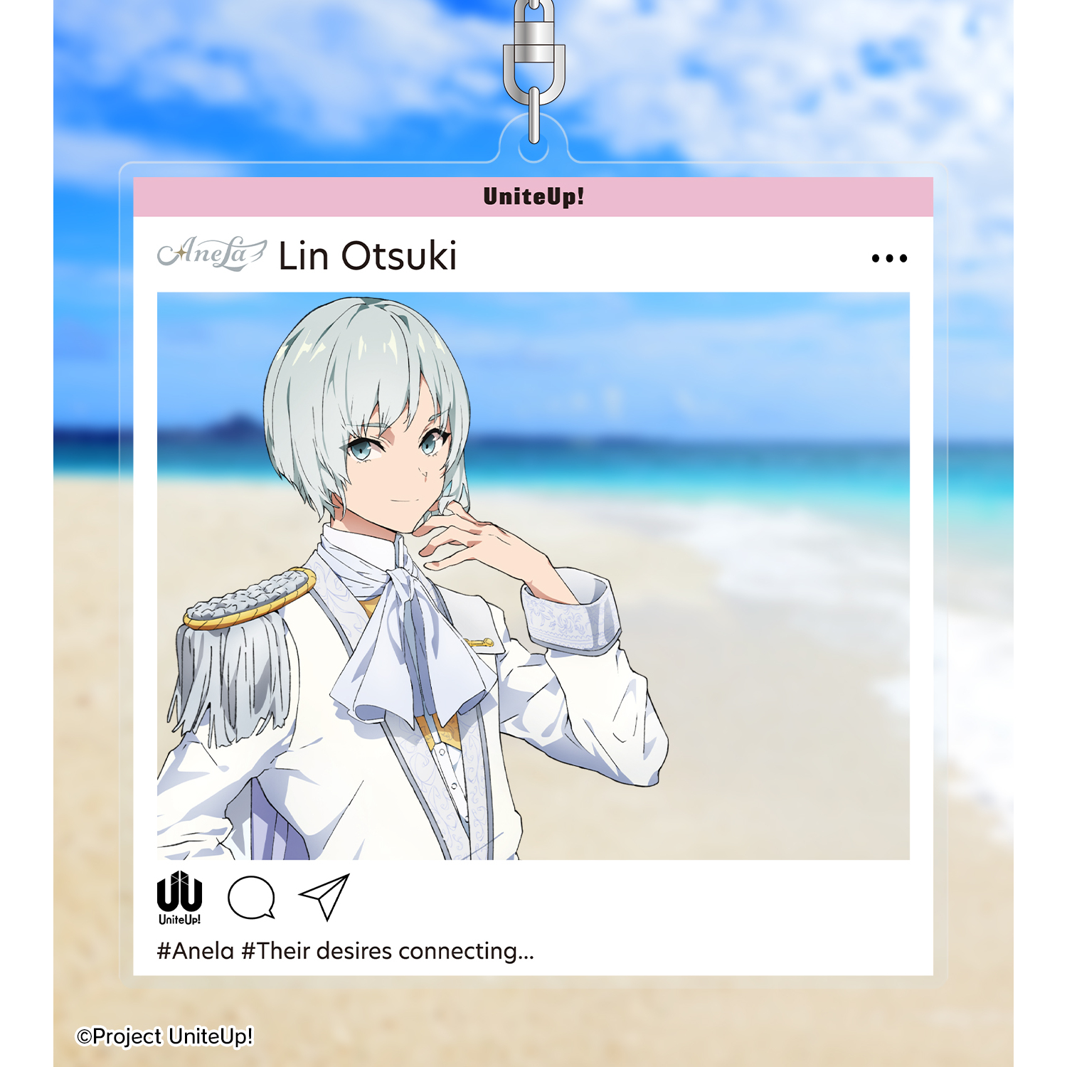 UniteUp!_大月 凛 SNS風BIGアクリルキーホルダー | 公式グッズ