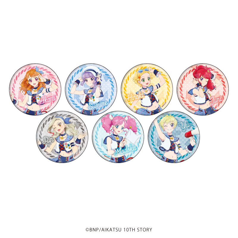 アイカツ！_ホログラム缶バッジ(65mm)01/ボックス(全7種)(描き下ろし