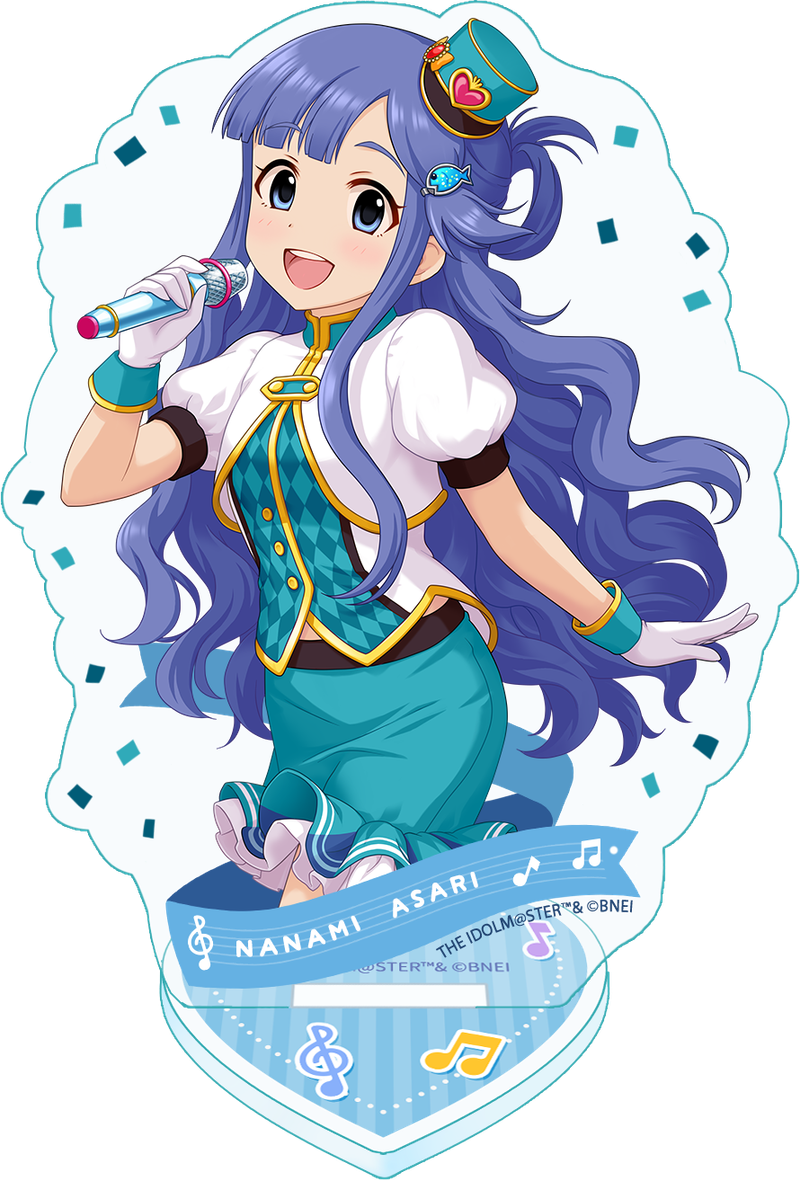 浅利七海 アクリルキャラプレートぷち アクスタ 未開封 デレマス デレステ アイドルマスターシンデレラガールズ_アクリルスタンド 浅利七海