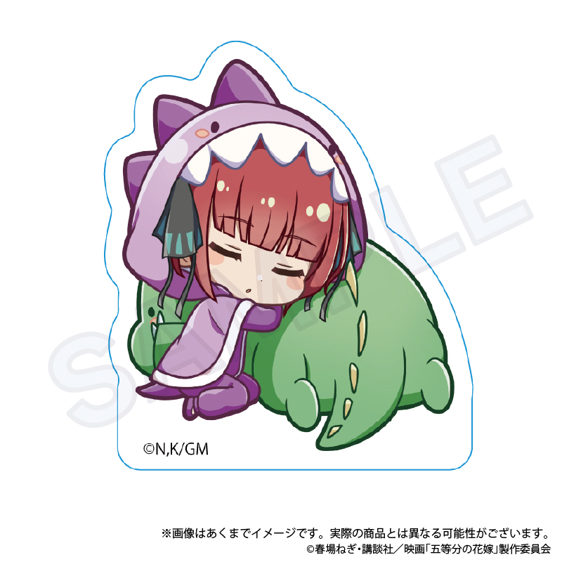 映画 五等分の花嫁_ぎゃおコレ アクリルブロック 中野二乃