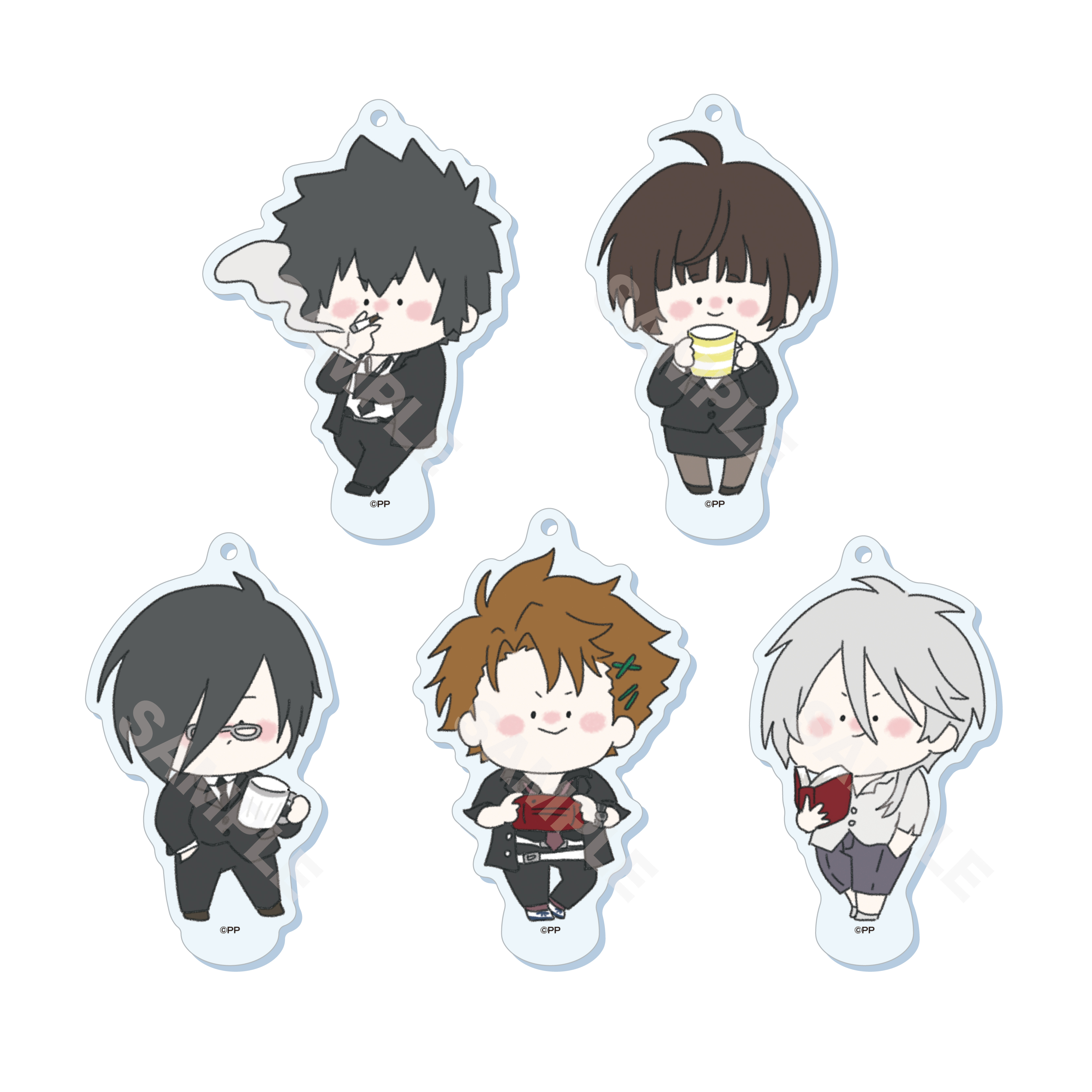 キーホルダー　全10種セット 「PSYCHO-PASS サイコパス ちるコレ まるっとスタンドキーホルダー 01」 PSYCHO-PASS サイコパス』ちるコレ まるっとスタンド