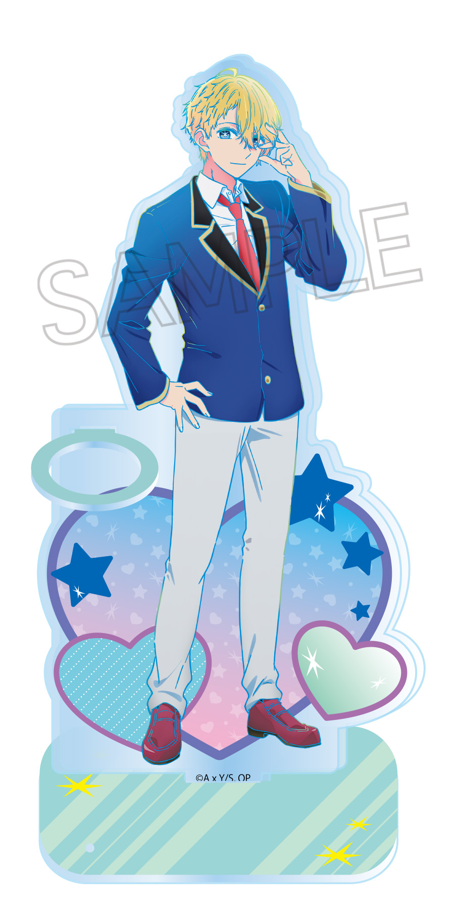 【推しの子 おしのこ】 ビビッドライン アクリルペンスタンド アクア