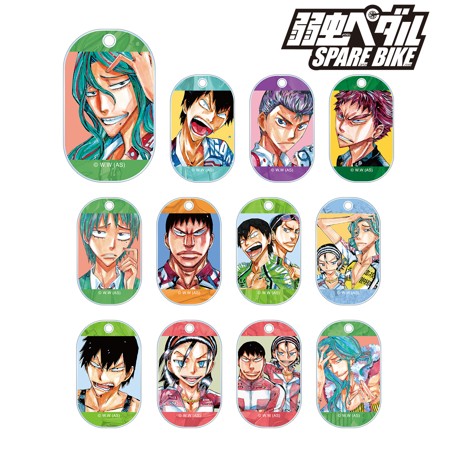 弱虫ペダル SPARE BIKE_トレーディング 表紙イラスト アクリルキータグ(単位/BOX)