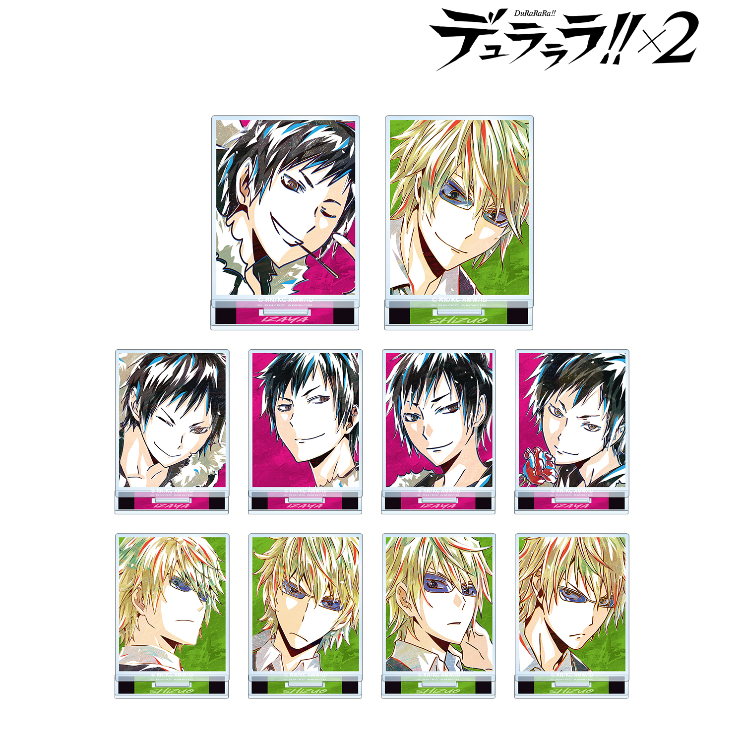 デュラララ!!×２_トレーディング Ani-Art 第2弾 臨也＆静雄 アクリルスタンド(単位/BOX)