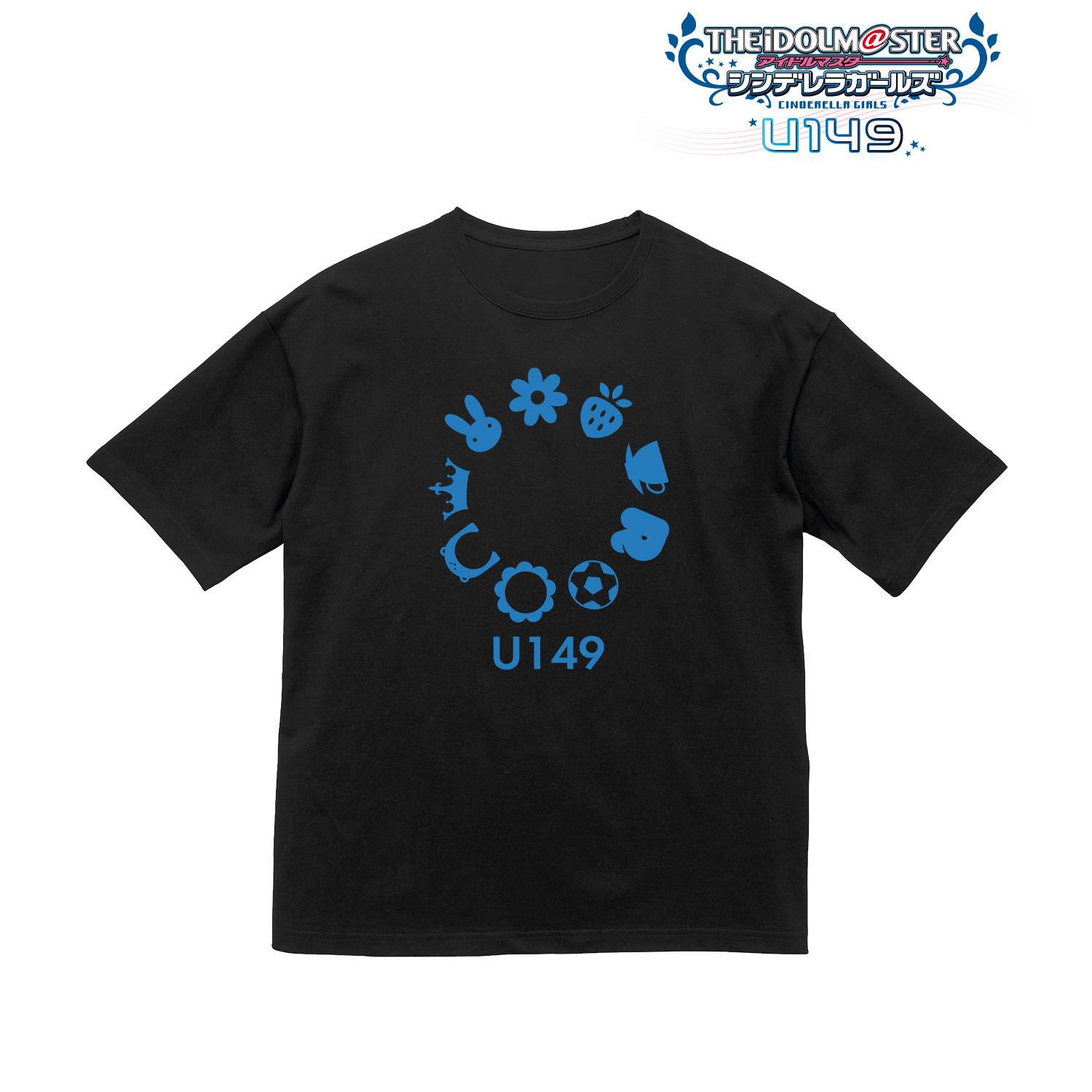 アイドルマスター シンデレラガールズ U149_(サイズ/M)_モチーフ柄 BIGシルエットTシャツユニセックス