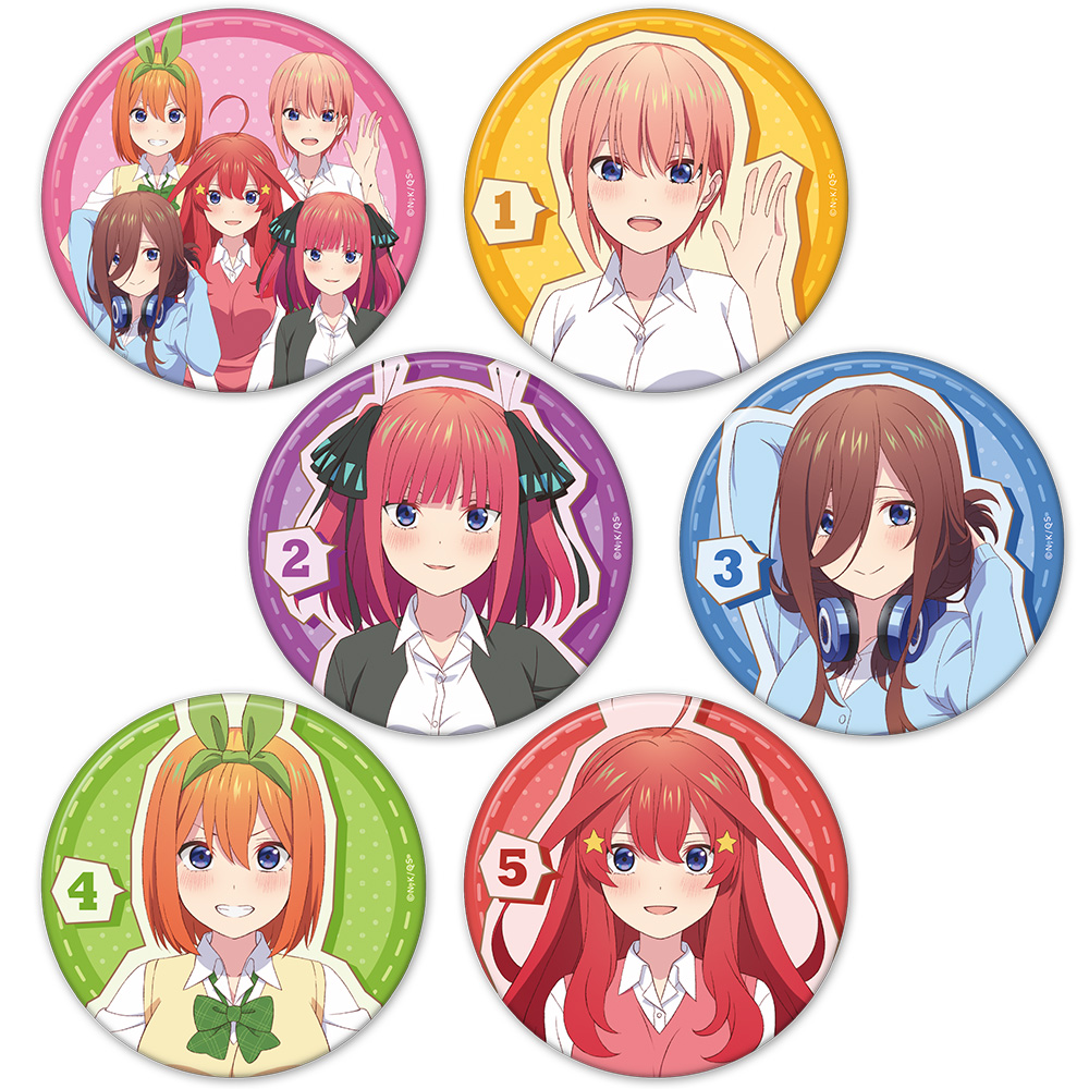 五等分の花嫁∽_トレーディング缶バッジ vol.1 1BOX