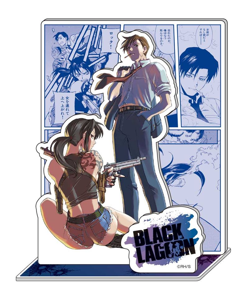BLACK LAGOON ジオラマ　アクリルスタンド 3個セット BLACK LAGOON_名場面アクリルジオラマ① | BLACK LAGOON（ブラック
