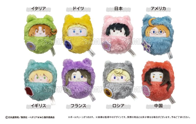 ヘタリア　イギリス ぬいぐるみマスコット　缶バッチ　まとめ売り ヘタリア World☆Stars_くるみたぴぬい 1BOX | ヘタリア World☆Stars