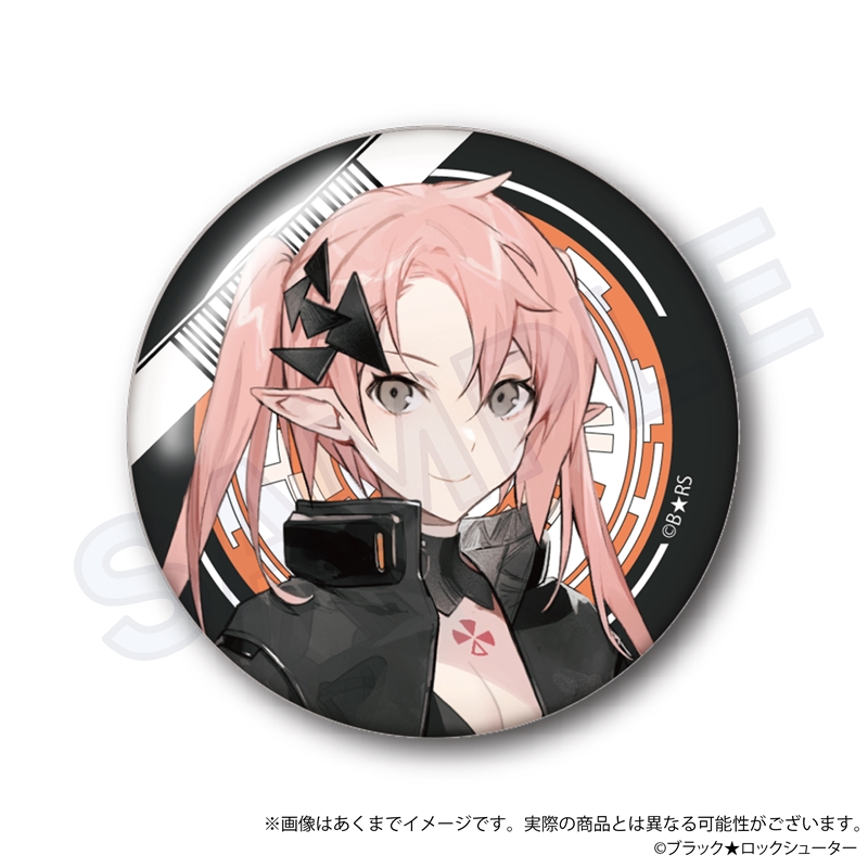 ➕BLACK★ROCK SHOOTER➕　ブラックロックシューター　バッジ ブラック☆ロックシューター FRAGMENT_トレーディング缶バッジ