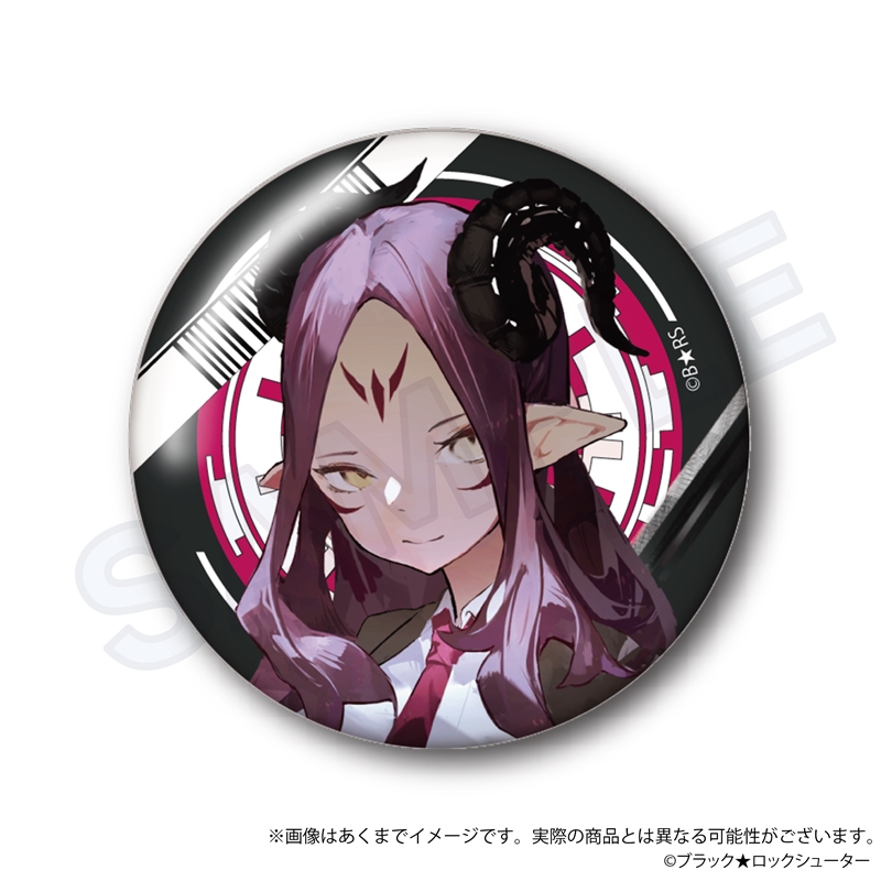➕BLACK★ROCK SHOOTER➕　ブラックロックシューター　バッジ ブラック☆ロックシューター FRAGMENT_トレーディング缶バッジ