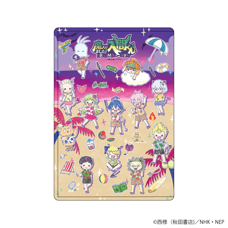 魔入りました！入間くん_キャラクリアケース04/夏ver. 集合(グラフアートイラスト)