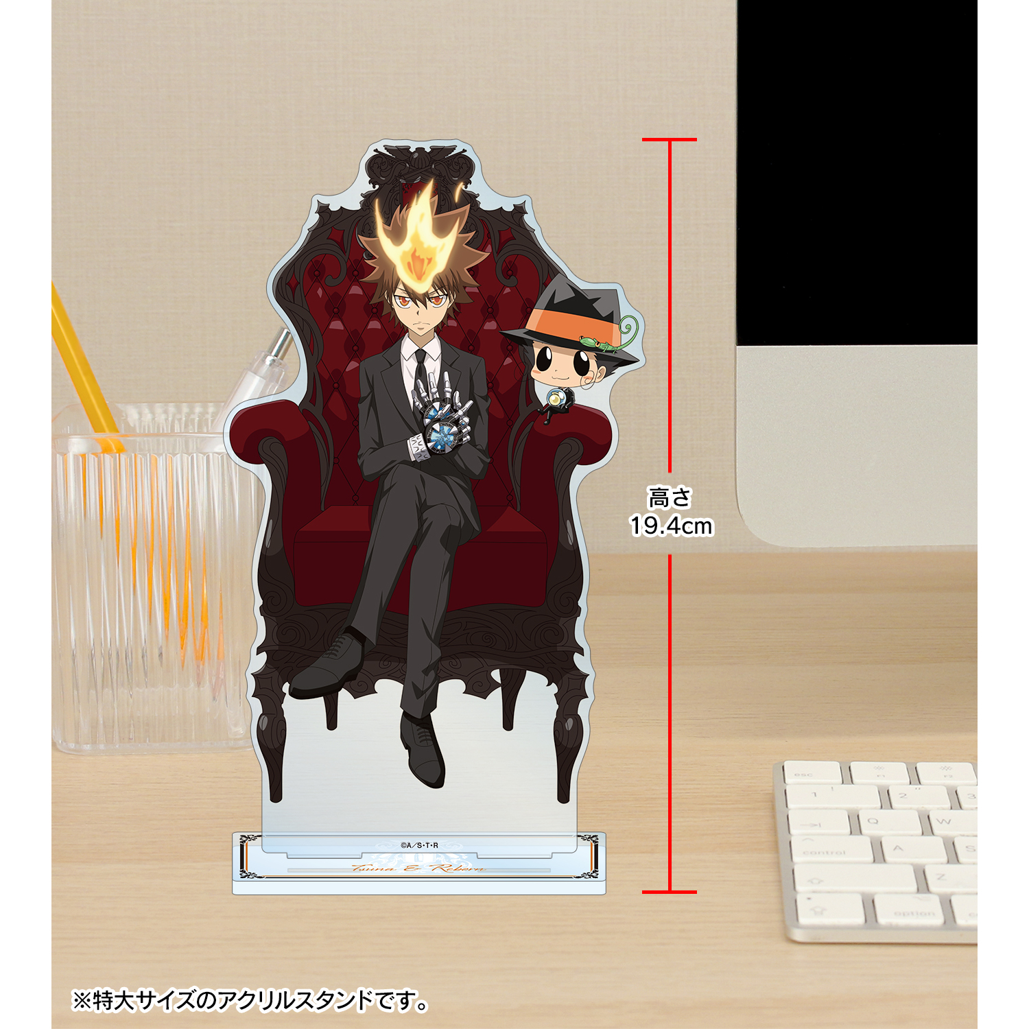 家庭教師ヒットマンREBORN!_描き下ろしイラスト 沢田 綱吉＆リボーン