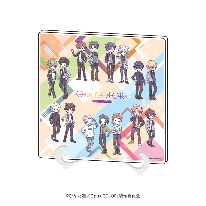 Opus.COLORs_アクリルアートボード01/集合デザイン(グラフアートイラスト)