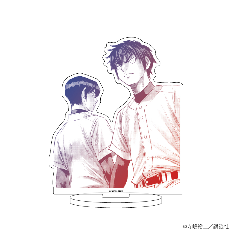 ダイヤのA act?_キャラアクリルフィギュア18/沢村栄純&降谷暁(公式イラスト)