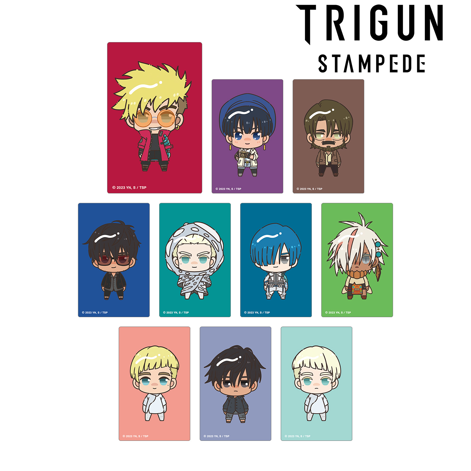 TRIGUN STAMPEDE_トレーディング ちょこんと！ カードステッカー(単位/BOX)