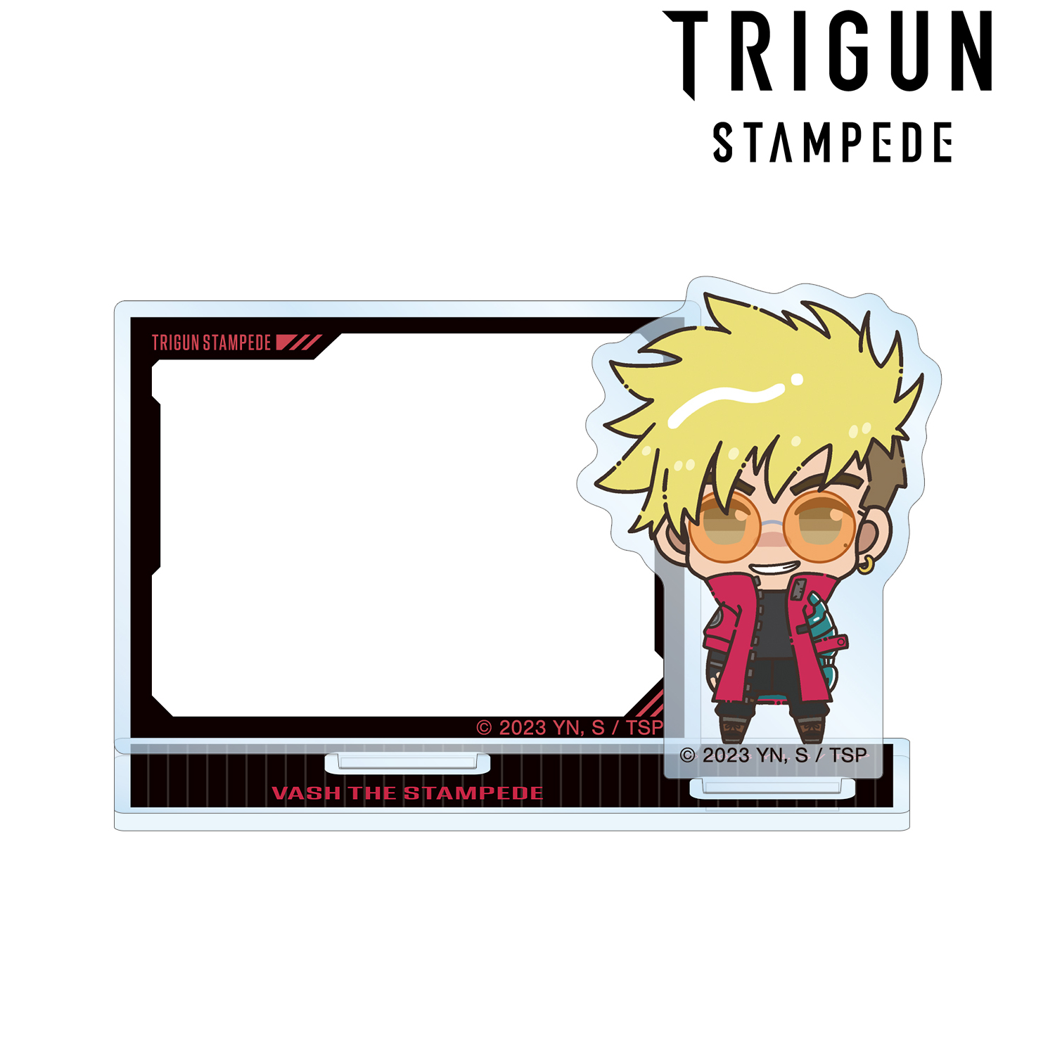 TRIGUN STAMPEDE_ヴァッシュ・ザ・スタンピード ちょこんと！ アクリルメモスタンド