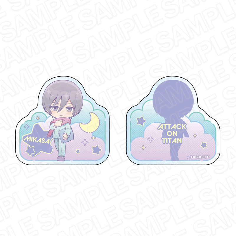 進撃の巨人The Final Season_メモスタンドクリップ ミカサ パジャマ ver.