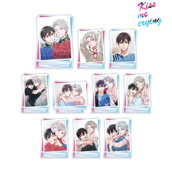 4点　キスミークライング　アクリルキーホルダー　ステッカー　J　スヒョン　乃亜 Kiss me crying_Arinco先生 描き下ろしイラスト J＆乃亜