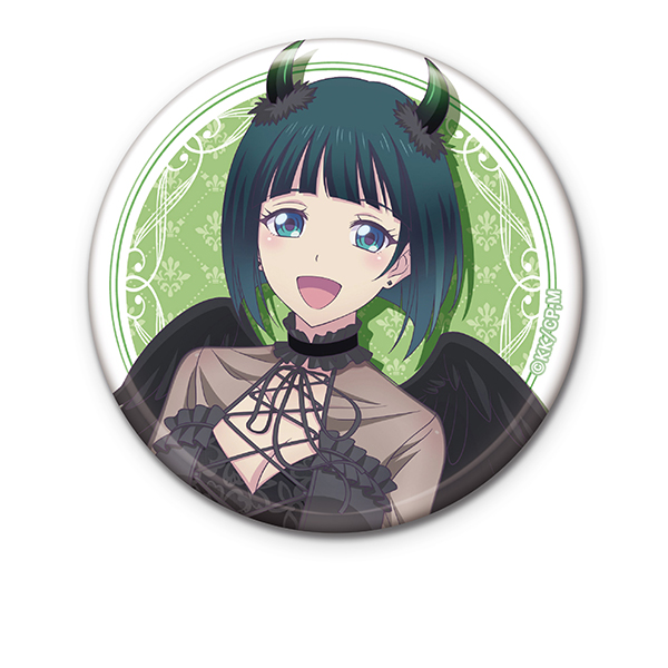 女神のカフェテラス_描き下ろし缶バッジ 小野白菊