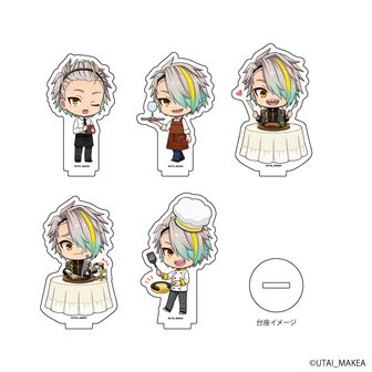 歌衣メイカ_缶バッジ02/ボックス(全5種)(フォトきゃらイラスト
