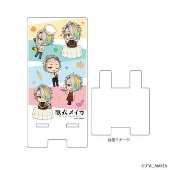 歌衣メイカ_缶バッジ02/ボックス(全5種)(フォトきゃらイラスト