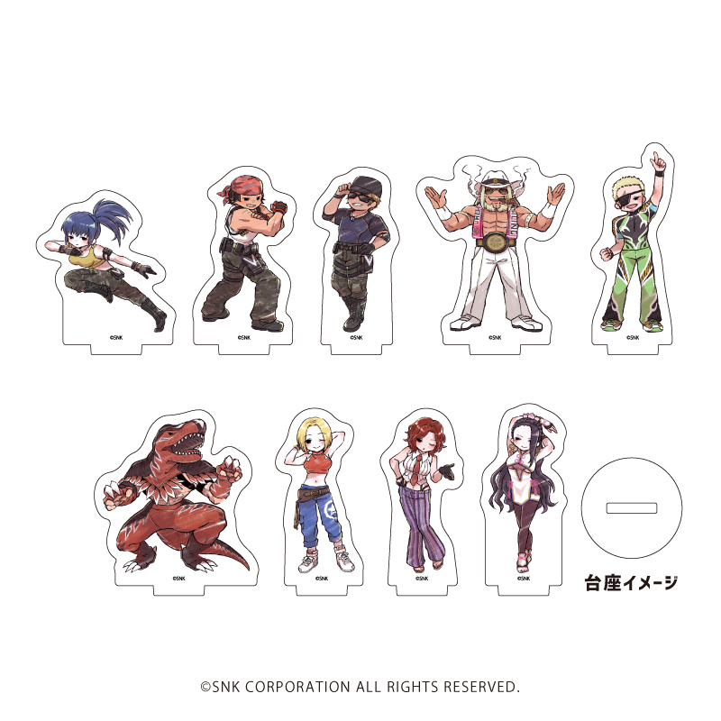 THE KING OF FIGHTERS XV_アクリルぷちスタンド04/ボックス(全9種)(グラフアートイラスト)