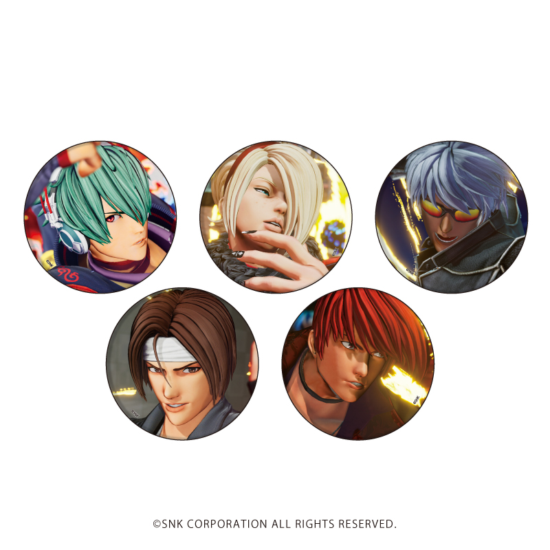 THE KING OF FIGHTERS XV_缶バッジ02/ボックス(全5種)(公式イラスト