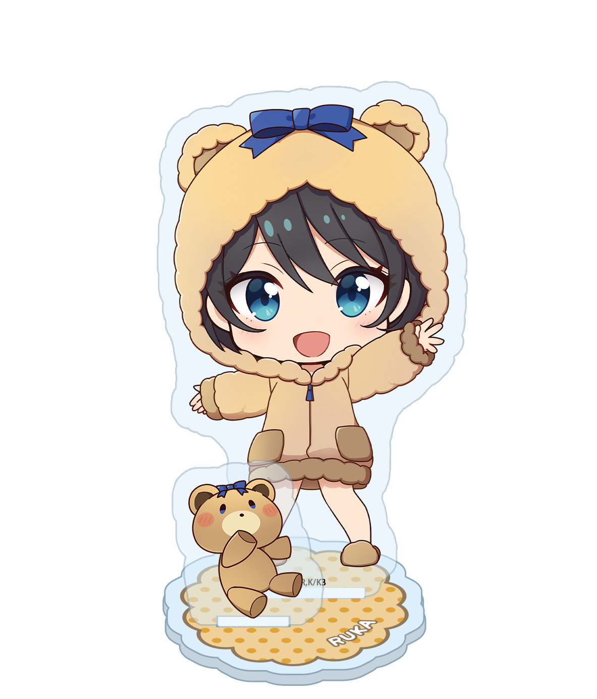 彼女、お借りします_ぷちちょこアクリルスタンド【更科瑠夏】けもみみ