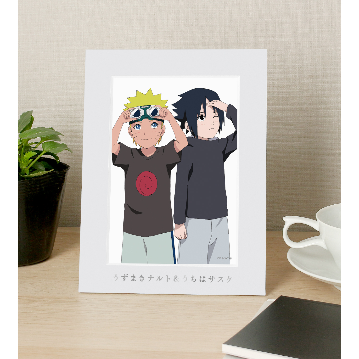 NARUTO キャラファインマット　サスケ　イタチ NARUTO-ナルト- 疾風伝 - 描き下ろしイラスト うずまきナルト