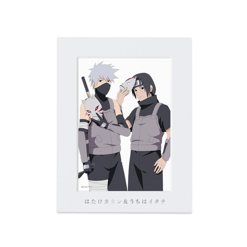 NARUTO-ナルト- 疾風伝_描き下ろしイラスト はたけカカシ＆うちは