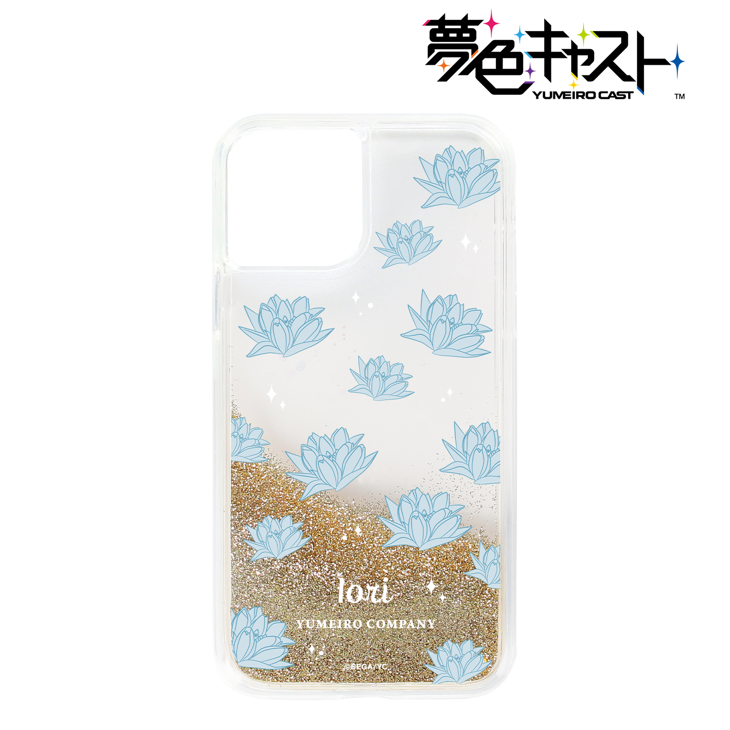 夢色キャスト_(対象機種/iPhone 12 mini)_藤村 伊織 グリッターiPhoneケース