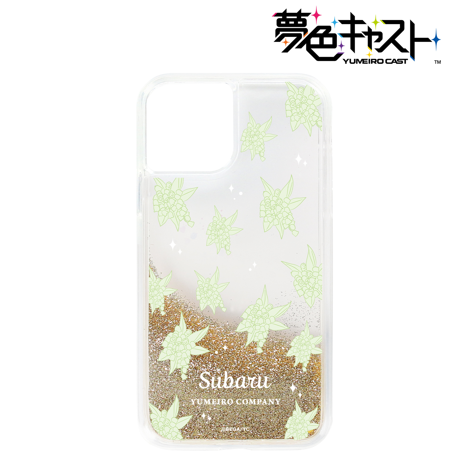 夢色キャスト_(対象機種/iPhone 12/12 Pro)_城ヶ崎 昴 グリッターiPhoneケース