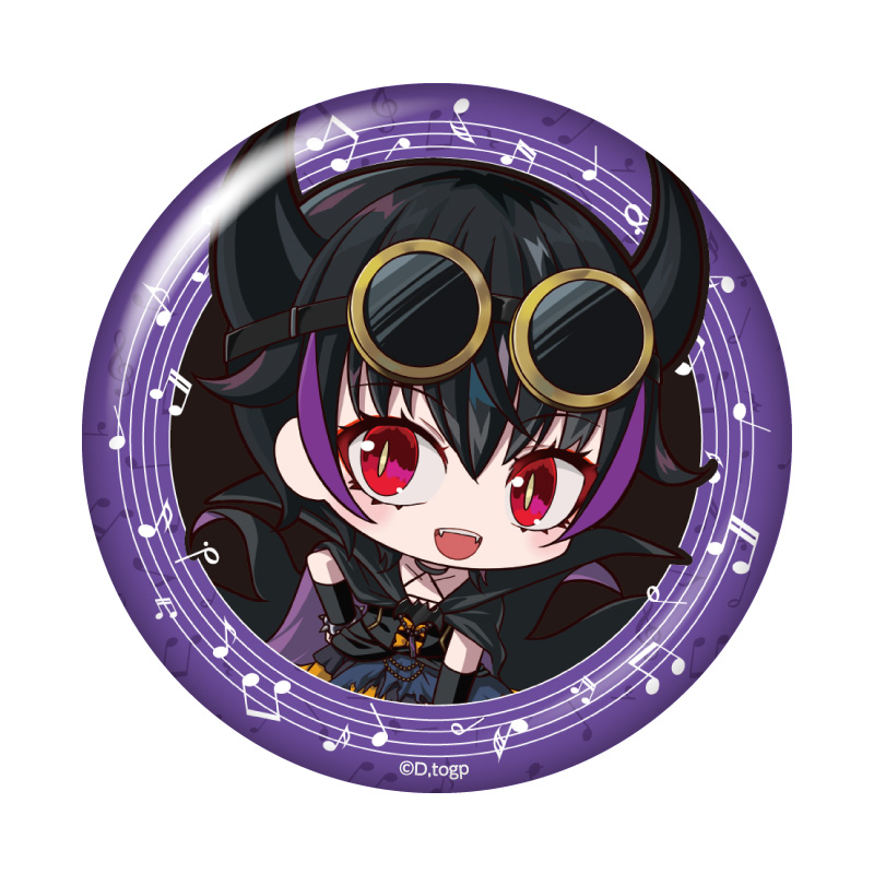 takt op. 運命は真紅き旋律の街を_ぺたん娘缶バッジ こうもり