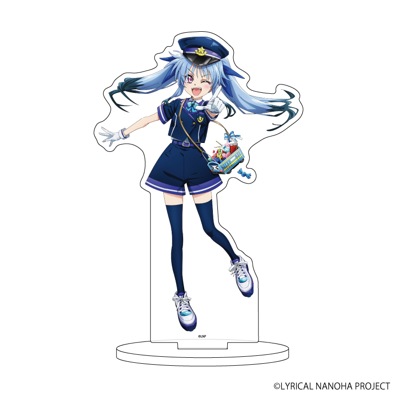 魔法少女リリカルなのはシリーズ_キャラアクリルフィギュア09/レヴィ 駅員ver.(描き下ろしイラスト)