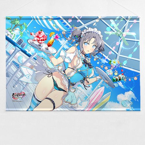 【ゲーマーズ特典】雪泉 B2タペストリー+アクリルスタンド シノビマスター画集 シノビマスター 閃乱カグラ NEW LINK_B2タペストリー(雪泉/81の日爆乳