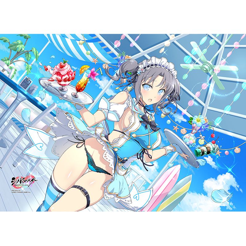 【ゲーマーズ特典】雪泉 B2タペストリー+アクリルスタンド シノビマスター画集 シノビマスター 閃乱カグラ NEW LINK_B2タペストリー(雪泉/81の日爆乳