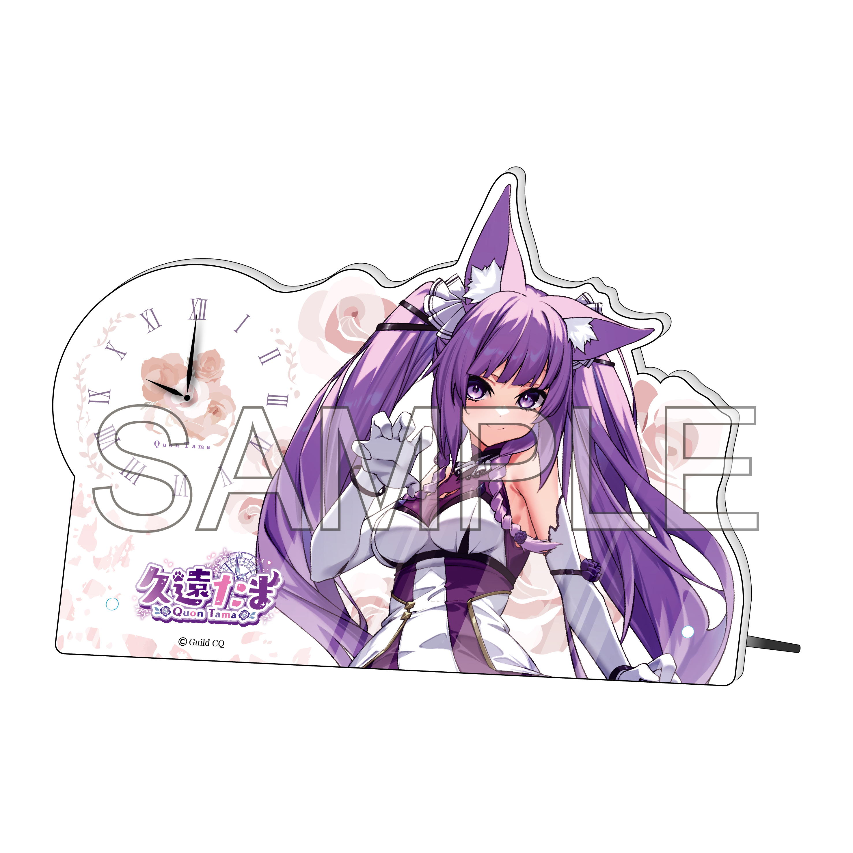 GuildCQ_久遠たま 覚醒ver. アクリルクロック 2022冬描き下ろし