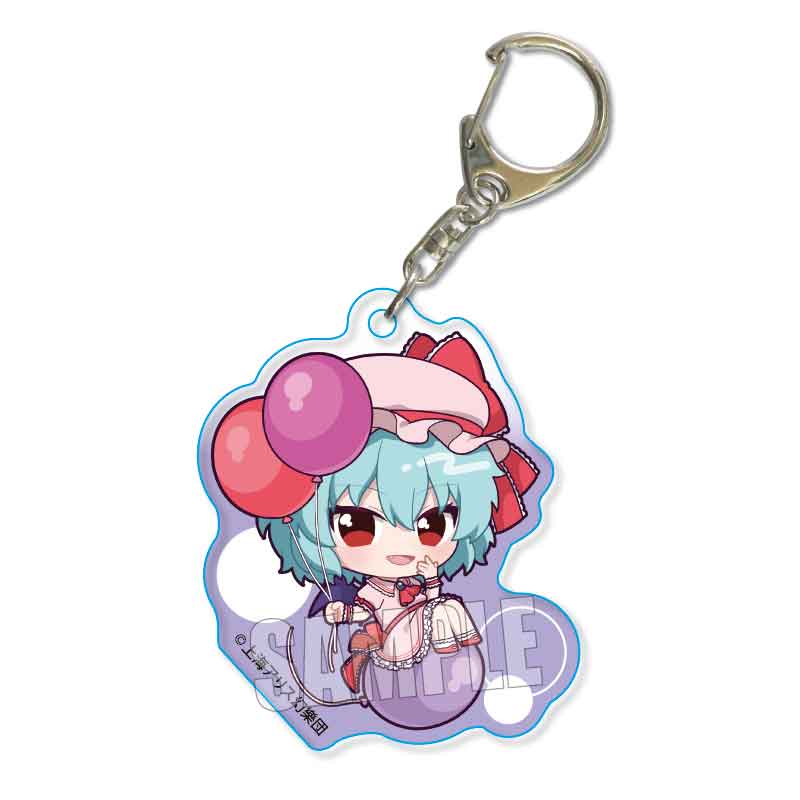 東方Project_ぷかっしゅアクリルキーホルダー/レミリア・スカーレット バルーンver.
