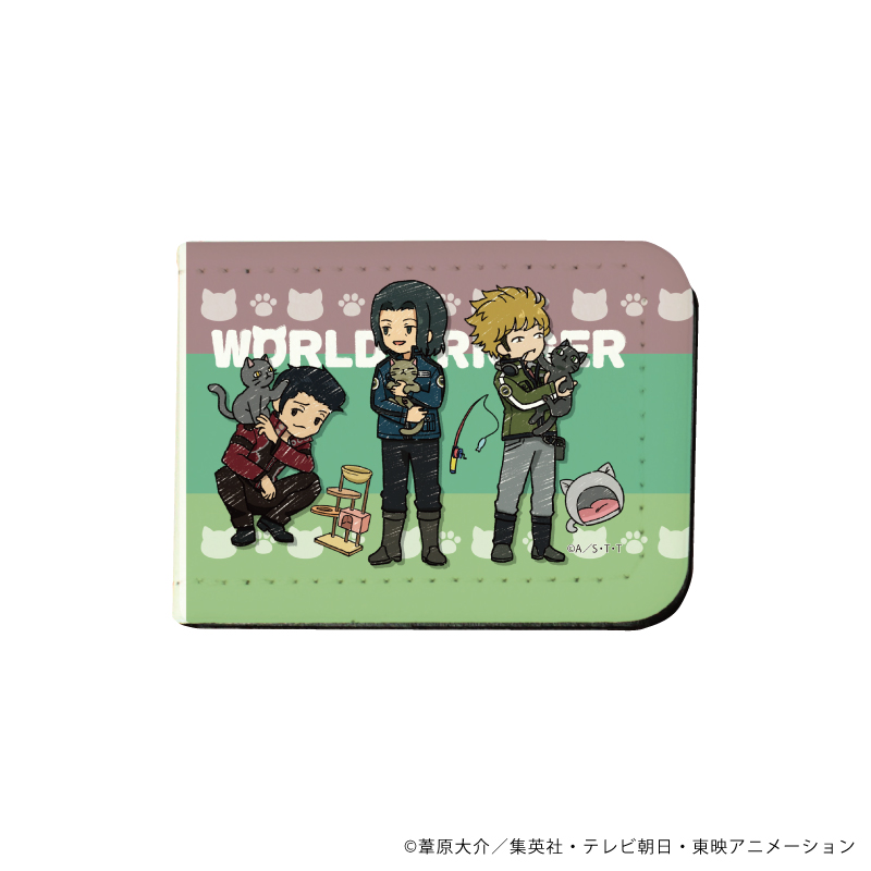 ワールドトリガー_レザーフセンブック57/当真勇＆東春秋＆諏訪洸太郎 猫ver.第1弾(グラフアートイラスト)