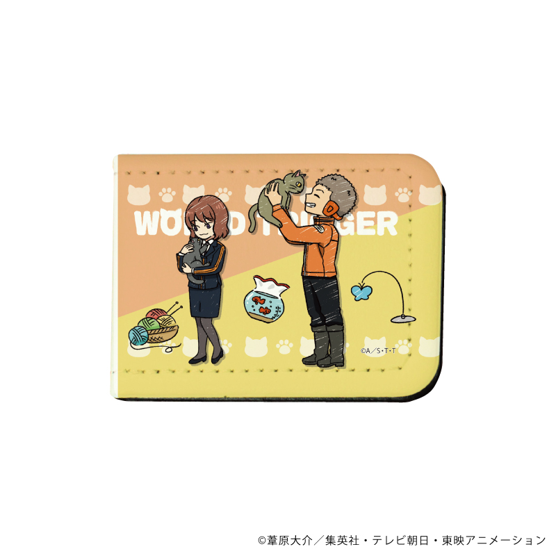 ワールドトリガー_レザーフセンブック61/柿崎国治＆宇井真登華 猫ver.第2弾(グラフアートイラスト)