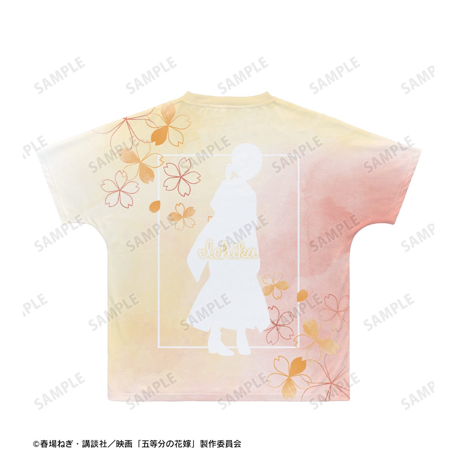 五等分の花嫁∬ 中野一花 桜和装 フルグラフィックTシャツ Sサイズ 五等分の花嫁 フルグラフィックTシャツ 中野一花 花嫁ver
