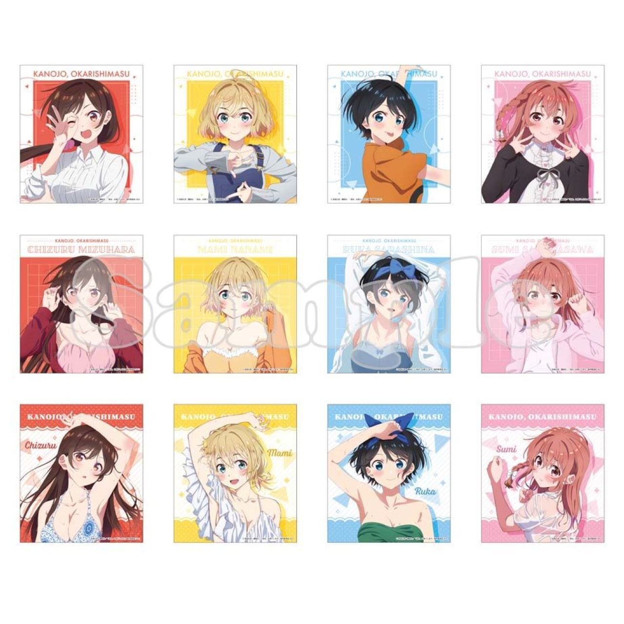 彼女、お借りします第3期_トレーディングミニ色紙 1BOX