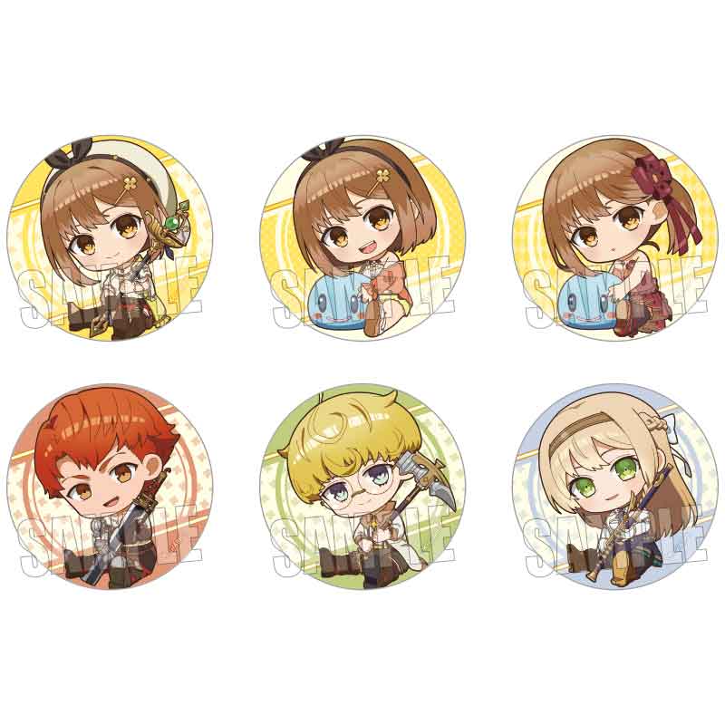 ライザのアトリエ ?常闇の女王と秘密の隠れ家?_トレーディング缶バッジ/ぎゅぎゅっと 1BOX