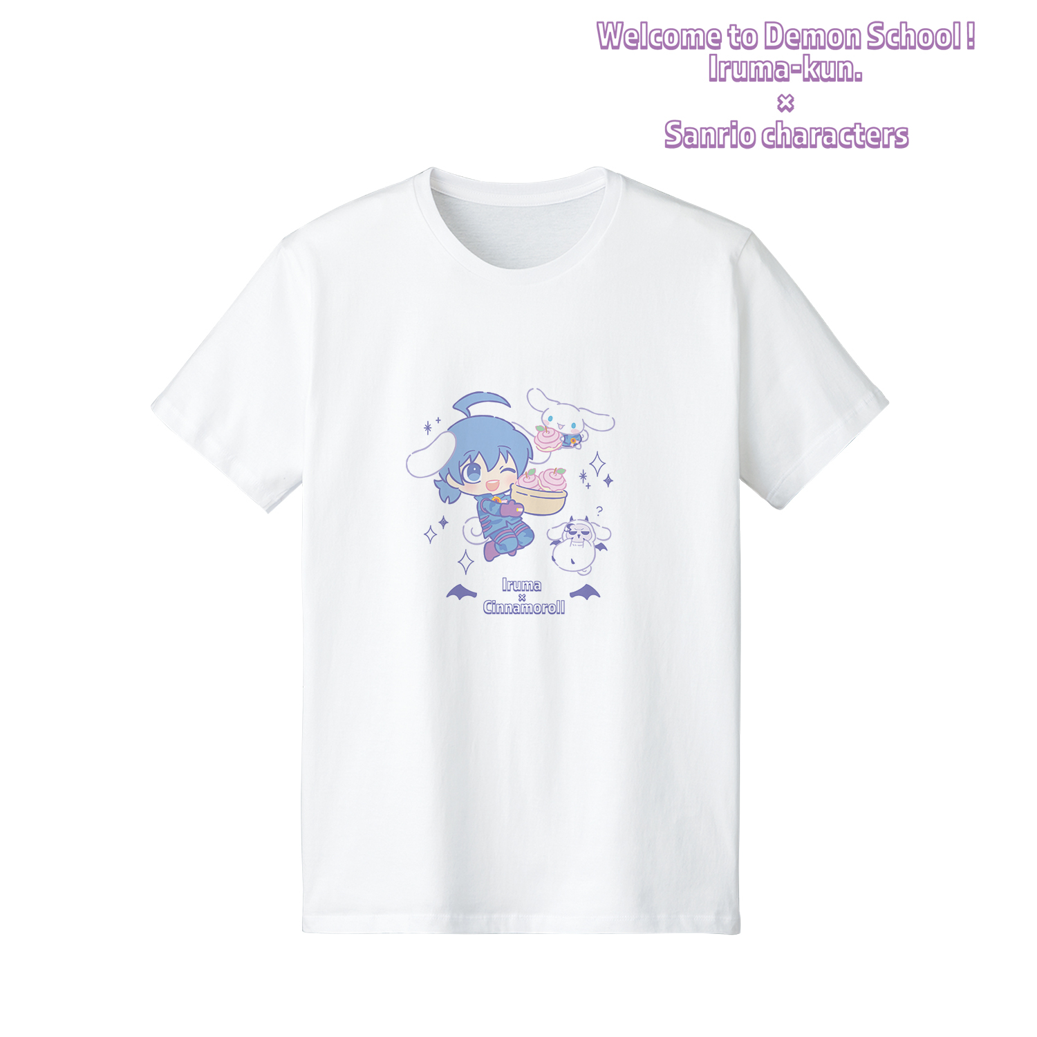 魔入りました！入間くん×サンリオキャラクターズ_(サイズ/S)_鈴木入間 × シナモロール Tシャツメンズ