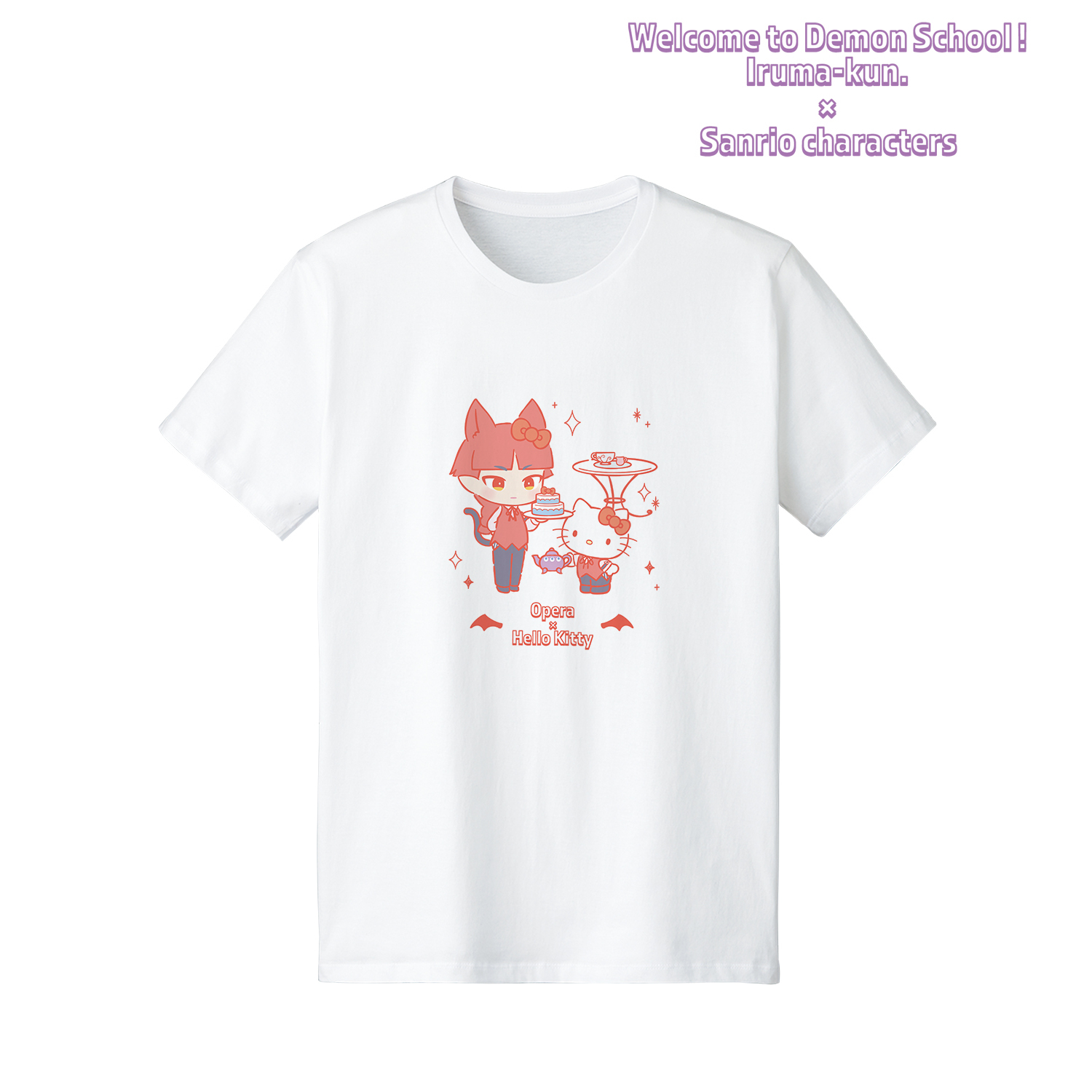 魔入りました！入間くん×サンリオキャラクターズ_(サイズ/S)_オペラ × ハローキティ Tシャツメンズ