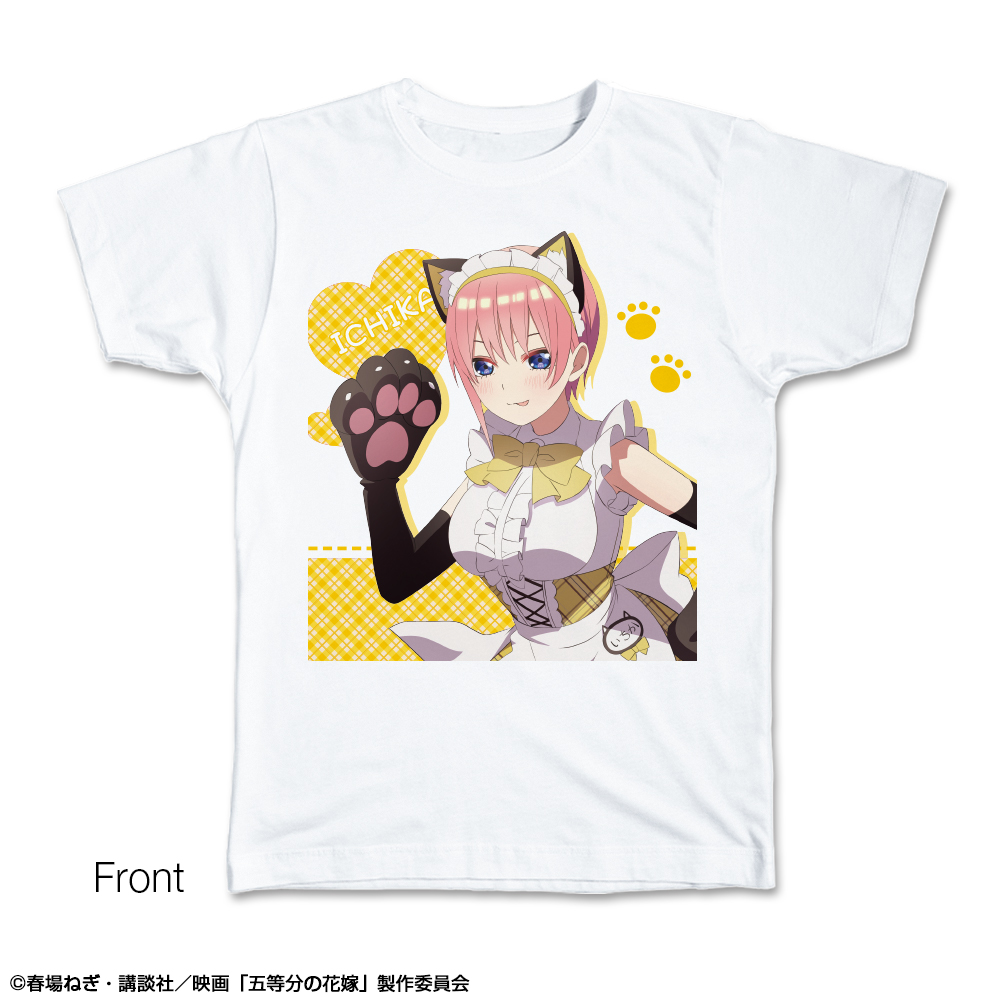 映画 五等分の花嫁_Mサイズ_Tシャツ デザイン01(中野一花)【描き下ろし】